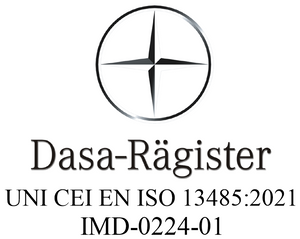 Certificazione ISO 13485:2021 - Dasa-Rägister IMD-0224-01