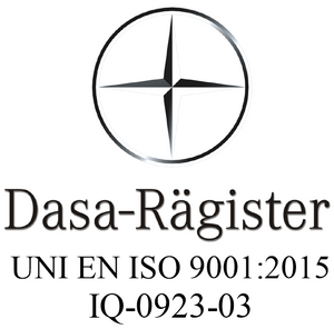 Certificazione ISO 9001:2015 - Dasa-Rägister IQ-0923-03